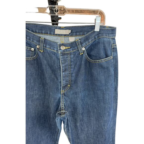 J. Crew Dark Wash Button-Fly Boot Cut Jeans 14L 5-Pocket Casual - Picture 7 of 14